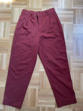 Zara straight leg dress pants 28